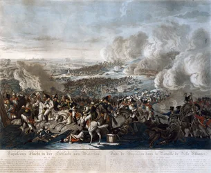 Napoleons Flucht von der Schlacht bei Waterloo, 18. Juni 1815